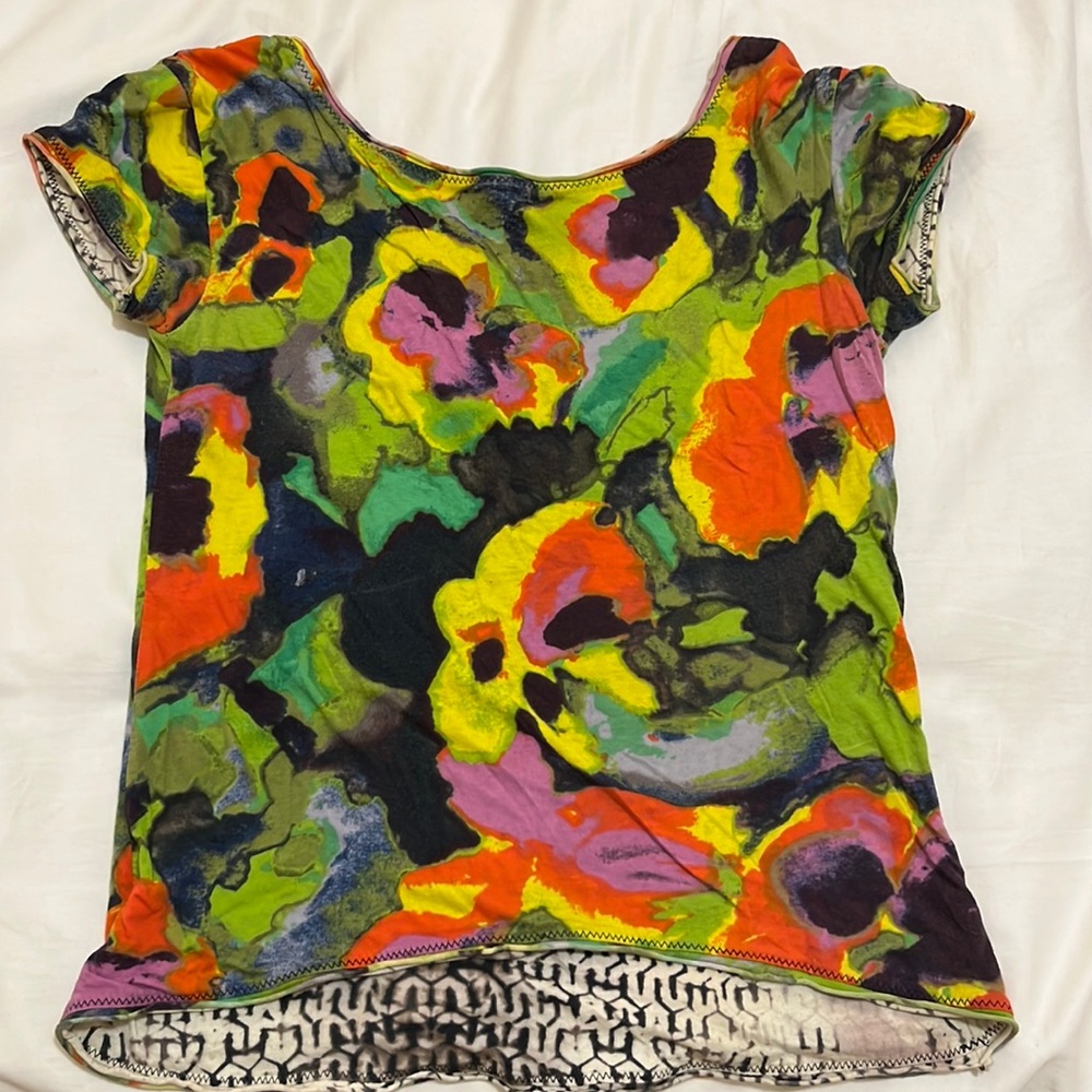 REVERSIBLE Short Sleeve Shirt by Rachel Roy